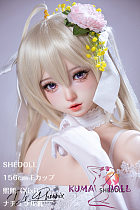 SHEDOLL 156cm Eカップ  熙熙（Xixi）2.0 ヘッド  シリコンヘッド ラブドール 掲載画像はフルシリコン ボディー材質など選択可能