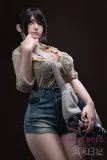 蛍火日記 164cm Ｇカップ 蓮ヘッド  フルシリコン製リアルドール デニムショートパンツ 巨乳 アダルト エロ