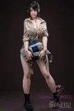 蛍火日記 164cm Ｇカップ 蓮ヘッド  フルシリコン製リアルドール デニムショートパンツ 巨乳 アダルト エロ