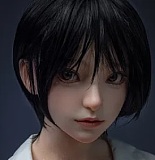 蛍火日記 164cm Ｇカップ 蓮ヘッド  フルシリコン製リアルドール デニムショートパンツ 巨乳 アダルト エロ