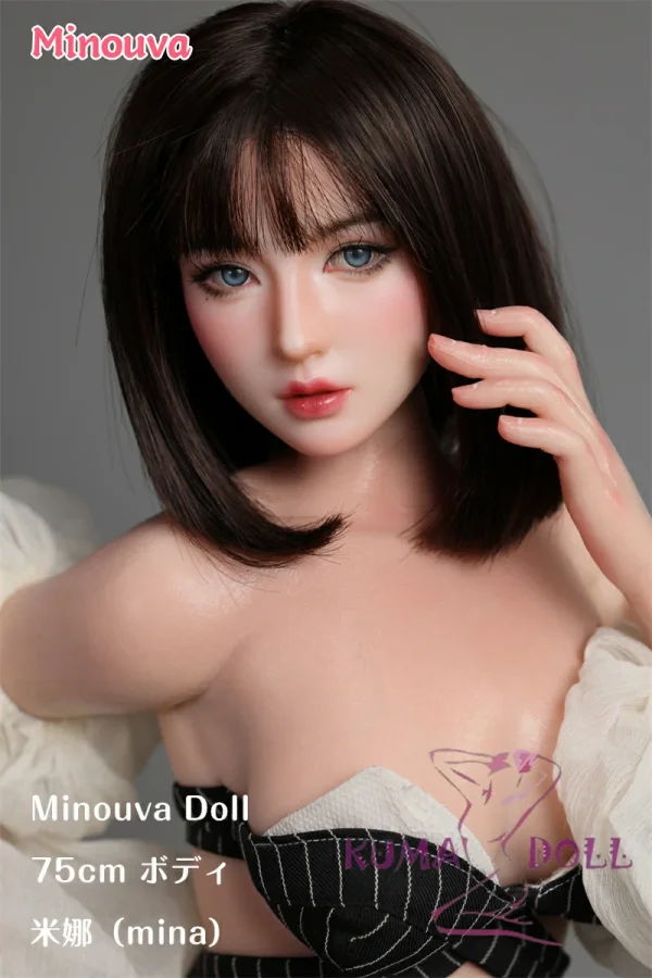 【新作キャンペーン 10%OFF】Minouva Doll 75cm 新作 米娜（mina）ヘッド フルシリコン製  ミニドール ボディ選択可能 フィギュア版/ラブドール版ボディ選択可能