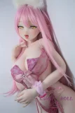 Elsa Babe 148cm L RAD013ヘッド 佐倉 穂乃花 二次元 アニメドール フルシリコン製 カスタマイズ可 猫耳x 八重歯
