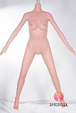 SHEDOLL 新作 167cm Cカップ   顾小雨2.0（guxiaoyu）ヘッド  高身長ラブドール ボディ材質選択可 スカークコスプレ