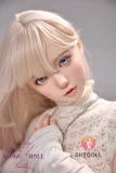 SHEDOLL 148cm Dカップ 沅沅2.0（Yuanyuan） ヘッド ラブドール 掲載画像はフルシリコ製超擬真の肌テクスチャ付き 幼顔リアルドール