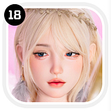 SHEDOLL 158cm Cカップ 江小棠（Jiangxiaotang）ヘッド お団子ヘア 等身大 セックス 人形 ボディー材質など選択可能 掲載画像は フルシリコン製 ライト小麦色肌 ラブドール