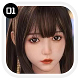 SHEDOLL 158cm Cカップ 江小棠（Jiangxiaotang）ヘッド お団子ヘア 等身大 セックス 人形 ボディー材質など選択可能 掲載画像は フルシリコン製 ライト小麦色肌 ラブドール