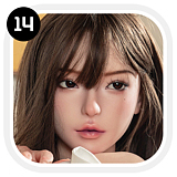 SHEDOLL 158cm Cカップ 江小棠（Jiangxiaotang）ヘッド お団子ヘア 等身大 セックス 人形 ボディー材質など選択可能 掲載画像は フルシリコン製 ライト小麦色肌 ラブドール