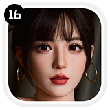 SHEDOLL 158cm Cカップ 江小棠（Jiangxiaotang）ヘッド お団子ヘア 等身大 セックス 人形 ボディー材質など選択可能 掲載画像は フルシリコン製 ライト小麦色肌 ラブドール