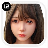 SHEDOLL 158cm Cカップ 江小棠（Jiangxiaotang）ヘッド お団子ヘア 等身大 セックス 人形 ボディー材質など選択可能 掲載画像は フルシリコン製 ライト小麦色肌 ラブドール