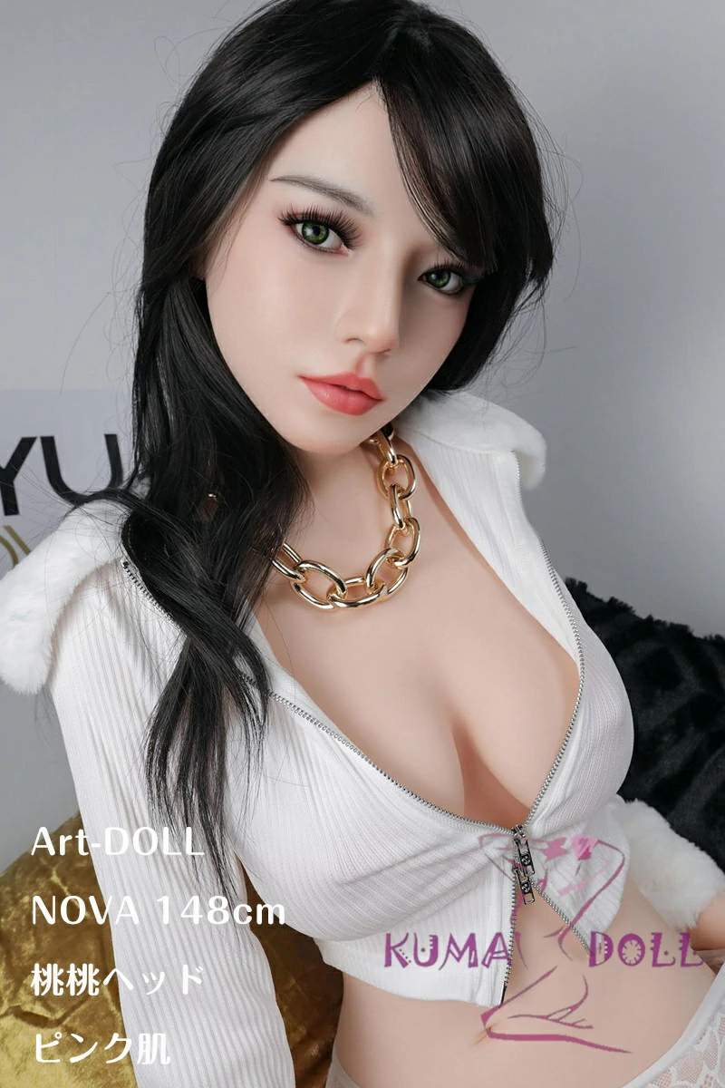 【10%OFF 9/20迄】アート技研(Art-doll) NOVAシリーズ 148cm Dカップ A8 桃桃ヘッド黒髪x赤い唇 シリコン製ヘッド＋TPEボディ 美少女リアルドール