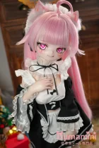 MW Girl（魔物姫）ラブドール 85cm 樱奈可可ヘッド 掲載画像はソフトビニール製頭部+シリコン製ボディ メイド服姿アニメドール