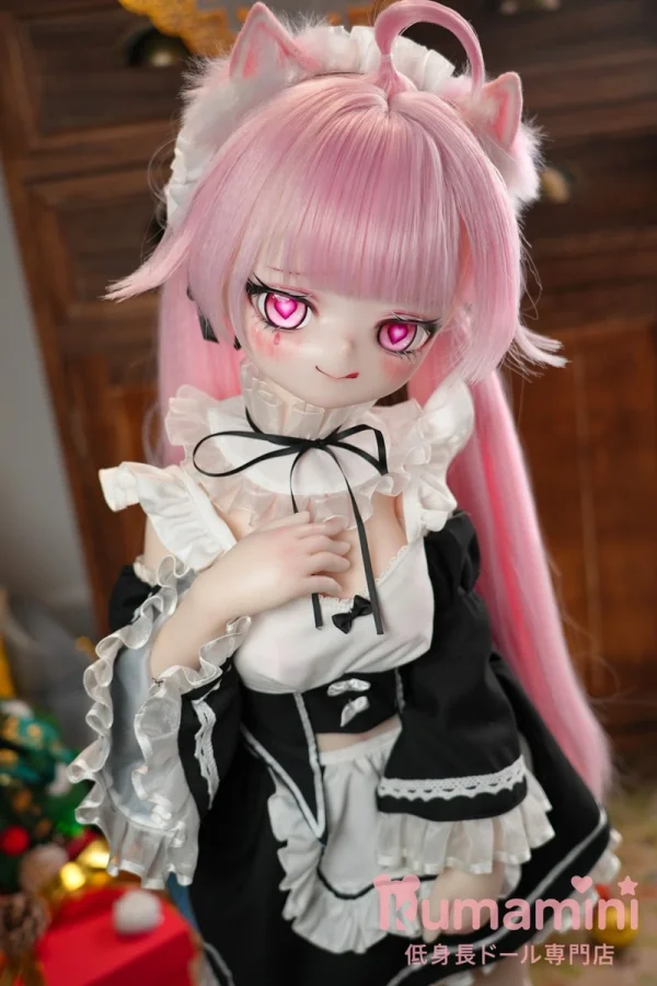 MW Girl（魔物姫）ラブドール 85cm 樱奈可可ヘッド 掲載画像はソフトビニール製頭部+シリコン製ボディ メイド服姿アニメドール