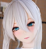 WMdoll 139cm Fカップ ピンク髪アダルト ドール ソフトビニール製ヘッド+シリコン製ボディ 等身大リアルドール