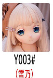 アニメドール ソフトビニール製ヘッド+シリコン製ボディ WM Dolls 140cm Bカップ #Y012ヘッド gogoショー服