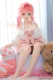 WMdoll 141cm Fカップ ピンク髪 アダルトドール ソフトビニール製ヘッド+シリコン製ボディ 等身大リアルドール