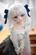 MW Girl(魔物姫) 天使萌ヘッド 85cm 白髪の可愛いラブドール 宣材写真はシリコン製ボディ 宣材写真と同じ制服も付属