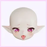 MW Girl（魔物姫）138cm 可晴ヘッド アニメドール ラブドール シリコン頭部+TPE製ボディ 肌色＆眼球色＆メイク＆ウィッグは宣材写真と同じ  エルフ耳シリコンヘッド