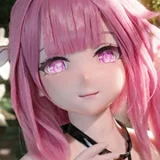 MW Girl（魔物姫）138cm 可晴ヘッド アニメドール ラブドール シリコン頭部+TPE製ボディ 肌色＆眼球色＆メイク＆ウィッグは宣材写真と同じ  エルフ耳シリコンヘッド