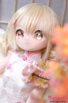 MW Girl(魔物姫) 里奈ヘッド 70cm 金髪の可愛いラブドール 宣材写真はシリコン製ボディ 宣材写真と同じ制服も付属