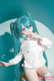 ダッチワイフ 初音ミク風 ラブドール えろ人形 ツインテールの緑髪フィギュア MW Girl