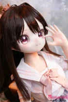 MW Girl(魔物姫) ももヘッド 85cm 7kg  JK服＆黑髪 アニメ風ラブドール 宣材写真通のはシリコン製ボディ 宣材写真と同じ制服も付属