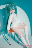 ダッチワイフ 初音ミク風 フィギュア ラブドール えろ人形 ツインテールの緑髪フィギュア MW Girl