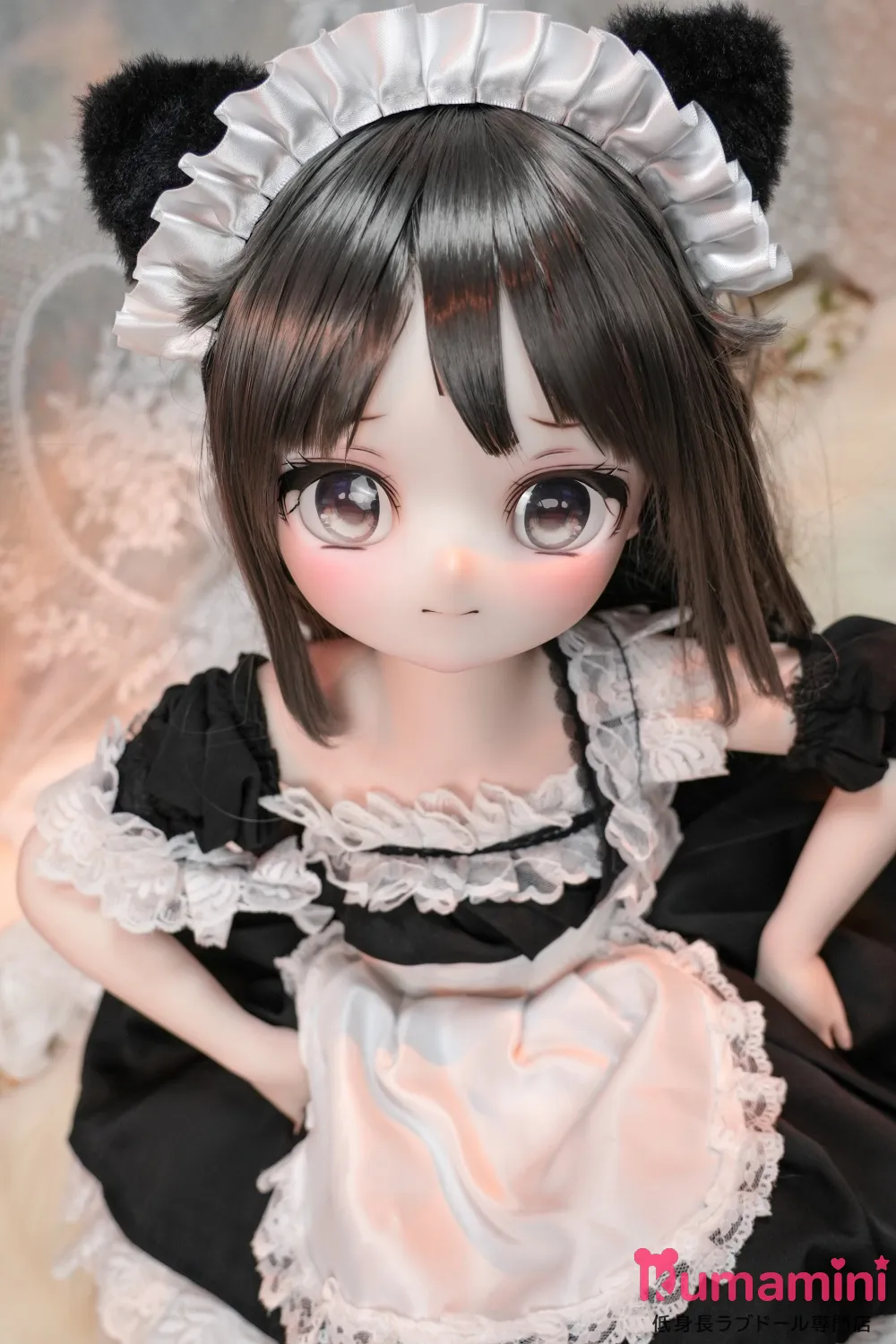 MW Girl(魔物姫) 柚原爱ヘッド 70cm 可愛さ満点のメイド系ラブドール 宣材写真はシリコン製ボディ 宣材写真と同じ制服も付属