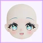 MW Girl(魔物姫) ももヘッド 85cm 7kg  JK服＆黑髪 アニメ風ラブドール 宣材写真通のはシリコン製ボディ 宣材写真と同じ制服も付属