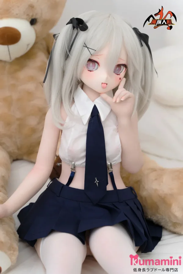 Mozudoll 【SR級】莉音ちゃん 115cm アニメラブドール  宣材写真はビニール製頭部 TPE製ボディ 肌色＆眼球色＆メイク＆ウィッグ＆衣装は宣材写真と同じ