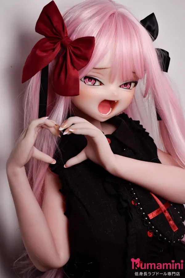 Elsa Babe RAD029 148cm-L 深见明香 ヘッド ラブドール 黒いドレス 宣材写真はピンク肌色 カップ選択可 ボディー素材選択可能