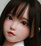 フルシリコン製 FUDOLL ラブドール 148cm Dカップ 環奈ヘッド 伏し目可愛いブラウンヘア美少女ドール 口開閉機能+リアル口腔付き