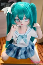 MW Girl(魔物姫) 小音ちゃんヘッド キュートな猫ポーズ風アニメラブドール 可愛い系85cmフィギュア アニメドール シリコン製ボディ