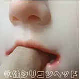 フルシリコン製 FUDOLL ラブドール 148cm Dカップ 環奈ヘッド 伏し目可愛いブラウンヘア美少女ドール 口開閉機能+リアル口腔付き