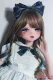Elsa Babe AHR023 诹访部晴香 ロリータ系アニメフェイスドール ブラウンヘア＆大きな黒リボンの可憐モデル ボディー素材選択可能