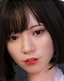 フルシリコン製 FUDOLL ラブドール 148cm Dカップ 環奈ヘッド 伏し目可愛いブラウンヘア美少女ドール 口開閉機能+リアル口腔付き