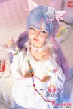 ブルーヘアが特徴のアニメ風ドール 可愛いラブドール