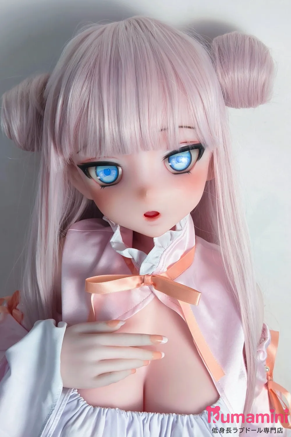 Elsa Babe 古川夏希 RAD020ヘッド ピンクツインお団子ヘアの可愛いアニメ風ラブドール 140cm-M ボディー素材選択可能