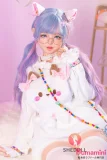 アニメ風ドール メガネをつけたラブドール
