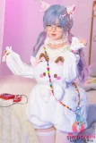 猫耳付きのラブドール アニメ美少女ドール