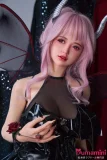 薔薇アクセをつけた悪魔系ドール サキュバス少女ドール