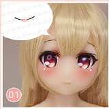 [Aotume Doll] 145cm Bカップ フルシリコン ラブドール グレー髪セーラー服 ヘッド及びボディー材質選択可能