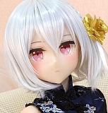 [Aotume Doll] 145cm Bカップ フルシリコン ラブドール グレー髪セーラー服 ヘッド及びボディー材質選択可能