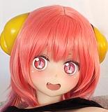 [Aotume Doll] 145cm Bカップ フルシリコン ラブドール グレー髪セーラー服 ヘッド及びボディー材質選択可能