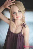 My loli waifu Aprilヘッド 127cm Aカップ ロリ系ラブドール 欧米美少女 宣材写真はフルシリコン製