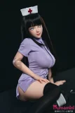黒髪ナースラブドール 医療系コスプレのダッチワイフ