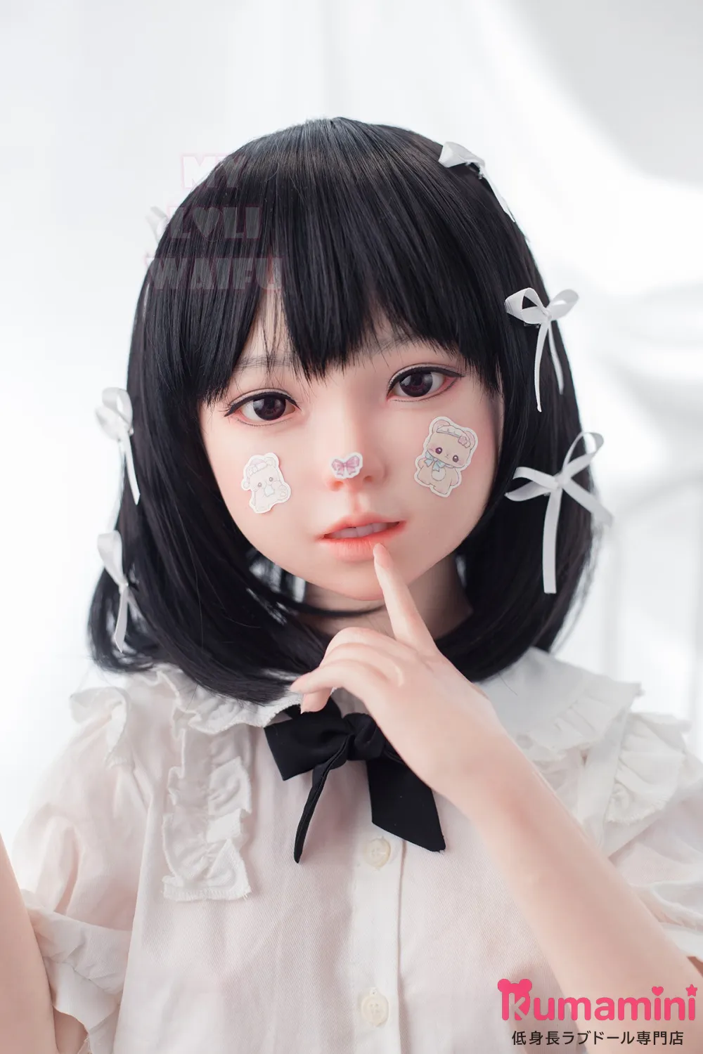 My Loli Waifu  希咲Kisaヘッド #35B 107cm AAカップ  幼い黒髪美少女ラブドール 口開閉機能付き 宣材写真はフルシリコン製