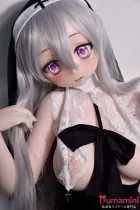 Elsa Babe RAD040 清野柠檬ヘッド 140cm-M 銀髪シスター風アニメフェイス美少女ドール ボディー素材選択可能