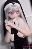 銀髪ラブドール ピンクパープルの瞳が特徴のアニメドール