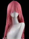 【1.31迄セール！ 足指関節＋ゼリーお尻付属、MSシリーズ専属付属品も!!!】BCDOLL  【MSシリーズ】　M02ヘッド 135cm-D 桃色ショート×巫女風コスのアニメ美少女ラブドール オーラル機能付き シリコン製 ラムコス
