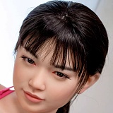 J-cute 133cm  AGB08 衣音ヘッド 髪の毛植毛 フルシリコン製ダッチワイフ  ピンクの可愛い下着姿